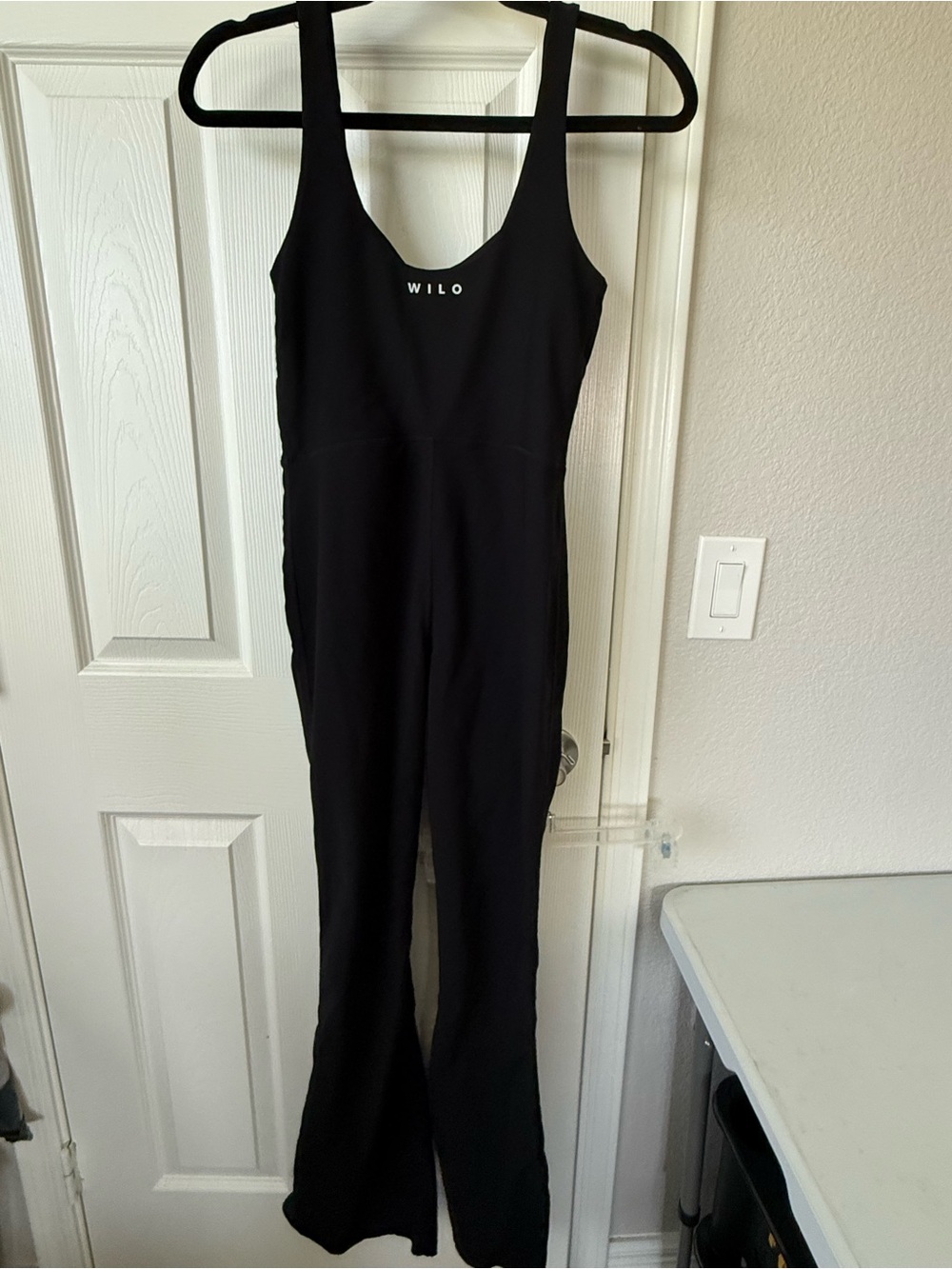 WILO Black Ribbed Jumpsuit Romper - Picture 3 of 4
